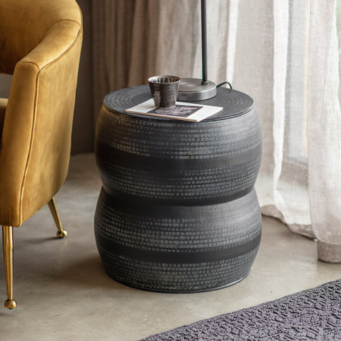 PaulaHome - Metal Side Table Grey